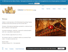 Tablet Screenshot of greekshipmodels.com